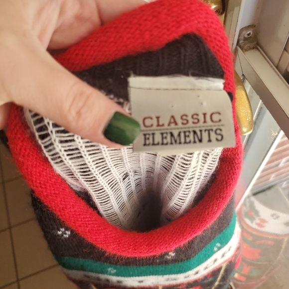 Classic Elements Large Womens Teddy Bear Toy Store Christmas Xmas Ulgy Sweater - Picture 6 of 7